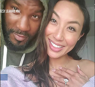 Jeannie Mai and Rapper Jeezy Marquise engagement ring Jeannie Mai and Rapper Jeezy Marquise engagement ring
